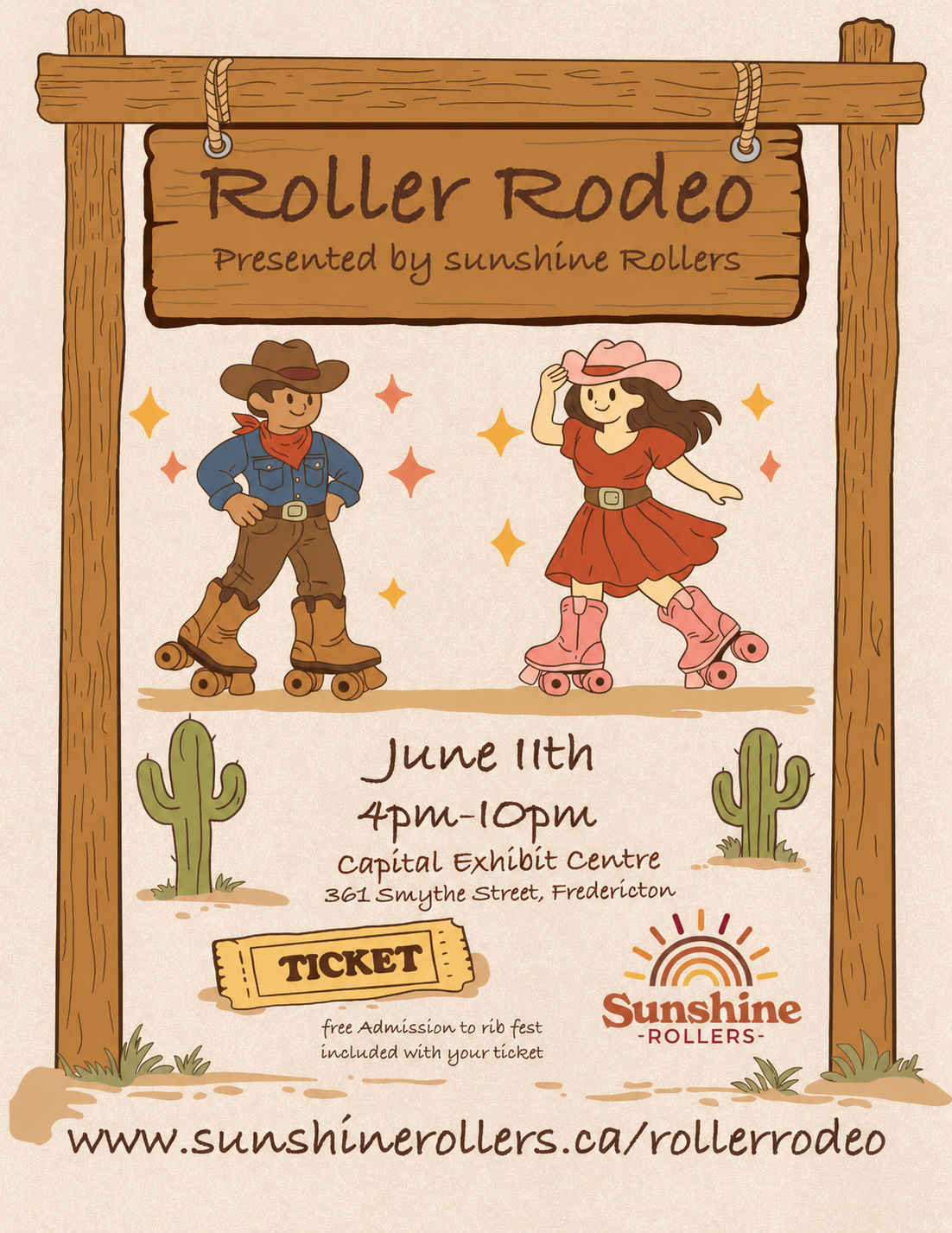 roller rodeo presented by sunshine rollers – part of ribfest 2026