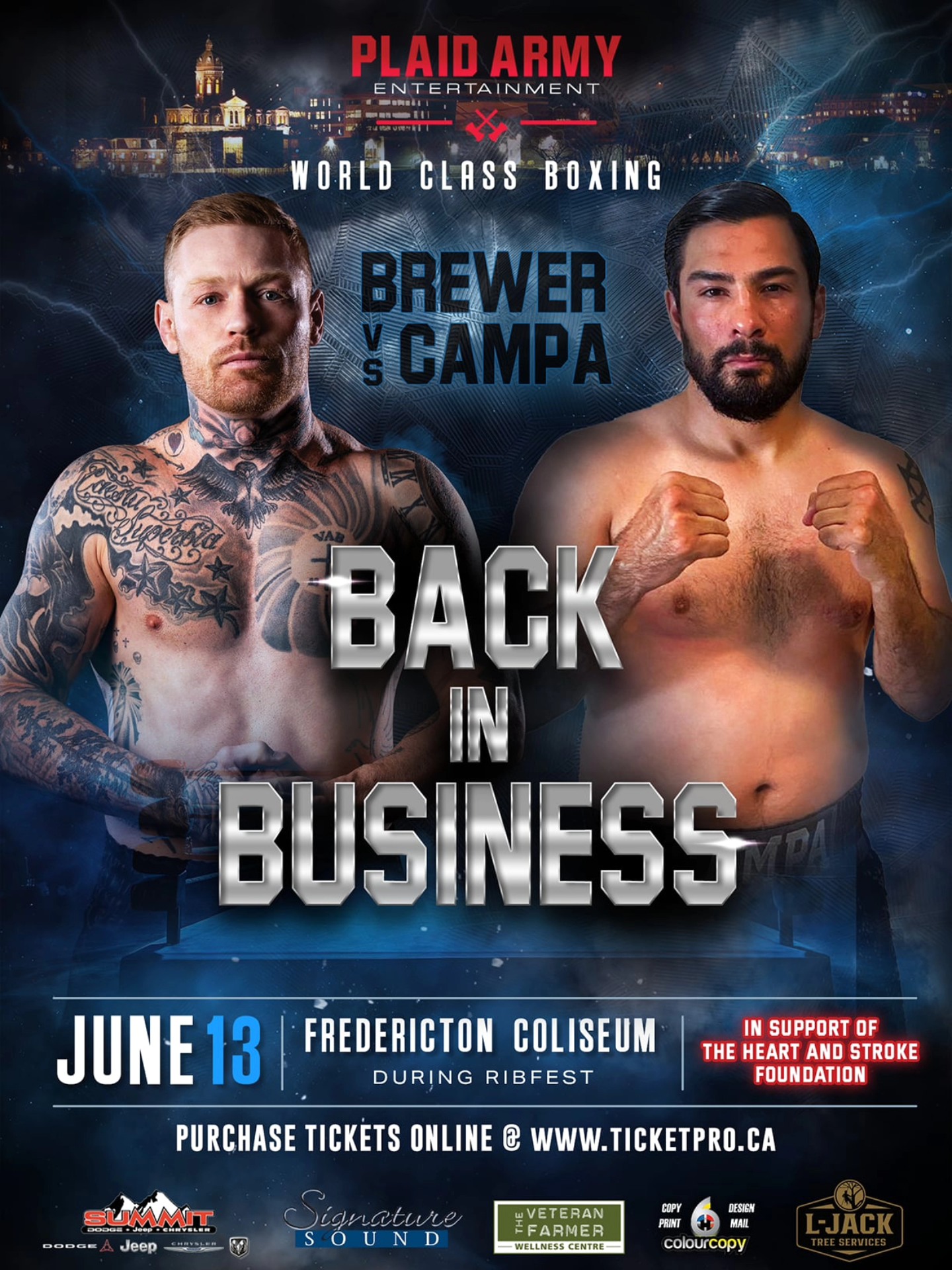 Brandon Brewer Boxing Back in Business – part of ribfest 2026