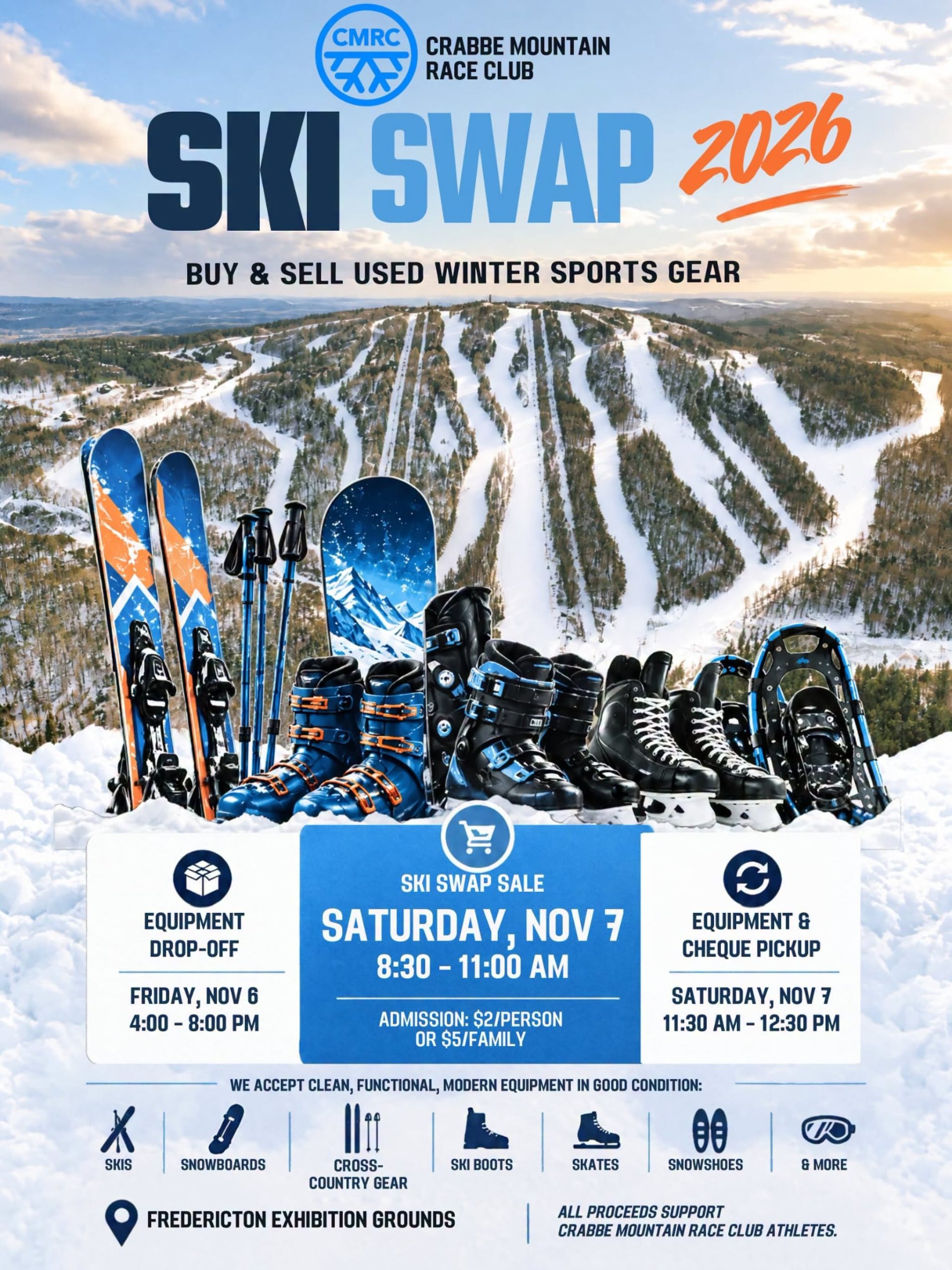 Crabbe Mountain Race Club - Ski Swap